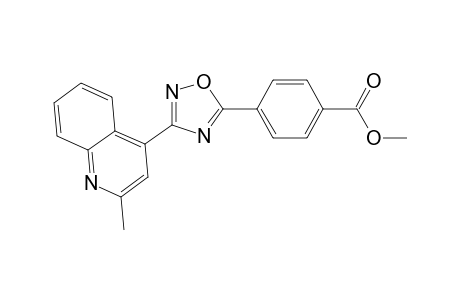 Benzoic acid, 4-[3-(2-methyl-4-quinolinyl)-1,2,4-oxadiazol-5-yl]-, methyl ester