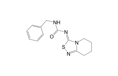 3-(Benzylcarmoylimino)-5,6,7,8-tetrahydro-3H-[1,2,4]thiadiazolo[4,3-a]pyridine