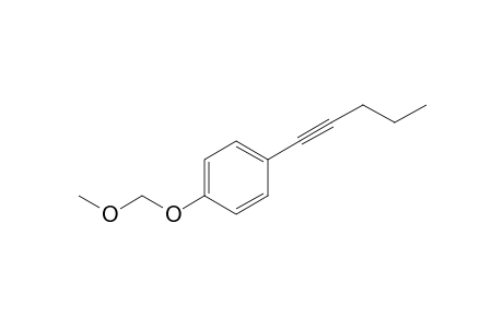 1-(methoxymethoxy)-4-pent-1-ynyl-benzene