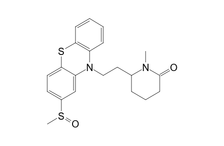 1-Methyl-6-[2-(2-methylsulfinyl-10-phenothiazinyl)ethyl]-2-piperidinone