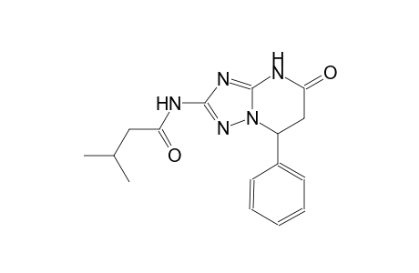3-methyl-N-(5-oxo-7-phenyl-4,5,6,7-tetrahydro[1,2,4]triazolo[1,5-a]pyrimidin-2-yl)butanamide