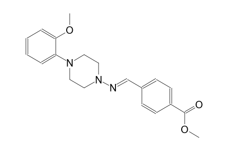 benzoic acid, 4-[(E)-[[4-(2-methoxyphenyl)-1-piperazinyl]imino]methyl]-, methyl ester