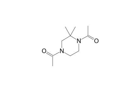 2,2-Dimethyl-piperazine, N,N-diacetyl-