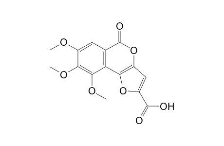 5-(6-carboxy-2,3,4-trimethoxyphenyl)-4-hydroxy-2-furoic acid, delta-lactone
