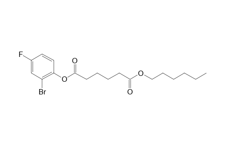 Adipic acid, 2-bromo-4-fluorophenyl hexyl ester