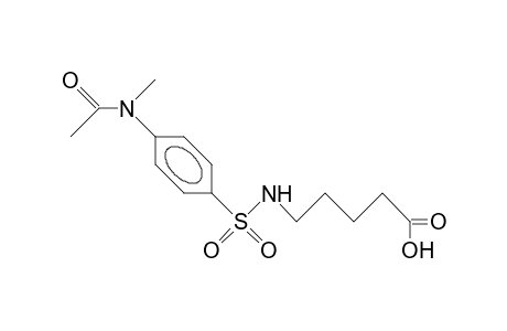 5-(N-Acetyl-sulfanil-methylamido)-pentanoic acid