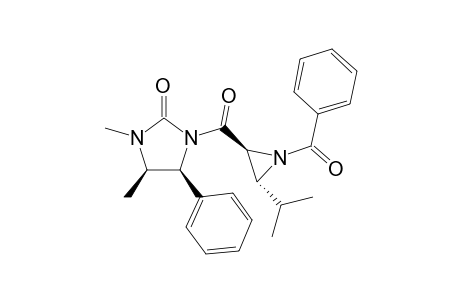 (4S,5R,2'S,3'R)-1,5-Dimethyl-4-phenyl-3-[(2'-N-benzoylaziridinyl-3'-isopropyl)carbonyl]imidazolidin-2-one