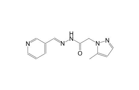 2-(5-methyl-1H-pyrazol-1-yl)-N'-[(E)-3-pyridinylmethylidene]acetohydrazide