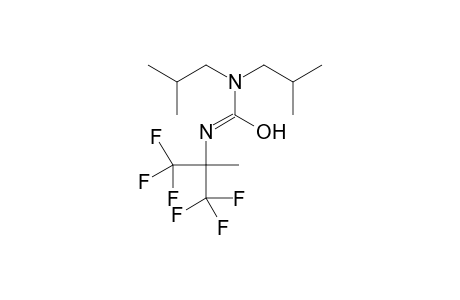 N'-(1,1,1,3,3,3-hexafluoro-2-methylpropan-2-yl)-N,N-diisobutylcarbamimidic acid