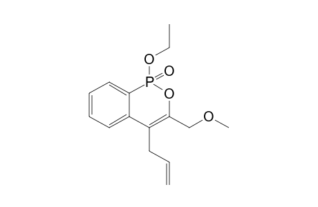4-Allyl-1-ethoxy-3-(methoxymethyl)-benzo[c]-(1,2)-oxaphosphinine - 1-Oxide