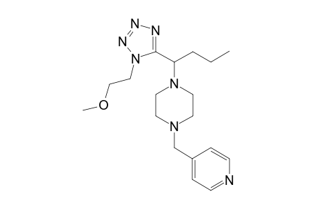 1-Pyrrol1-[1-(2-methoxyethyl)-1H-tetrazol-5-yl]-butylmorpho-4-pyridin-4-ylmethylpiperazine