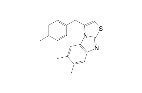 3-(4-Methylbenzyl)-6,7-dimethylthiazolo[3,2-a]benzimidazole