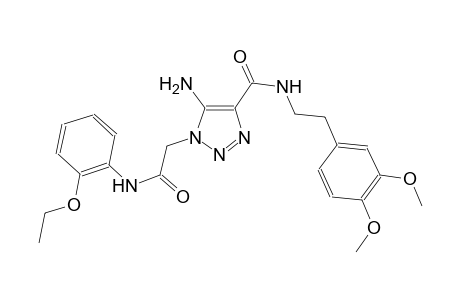 5-amino-N-[2-(3,4-dimethoxyphenyl)ethyl]-1-[2-(2-ethoxyanilino)-2-oxoethyl]-1H-1,2,3-triazole-4-carboxamide