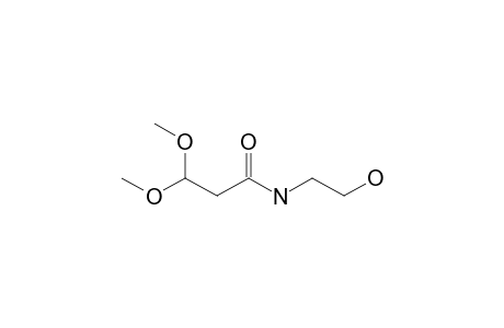 N-(2-hydroxyethyl)-3,3-dimethoxy-propionamide