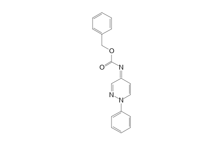 Carbamic acid, (1-phenyl-4(1H)-pyridazinylidene)-, phenyl-methyl ester