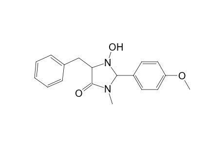 4-Imidazolidinone, 1-hydroxy-2-(4-methoxyphenyl)-3-methyl-5-(phenylmethyl)-