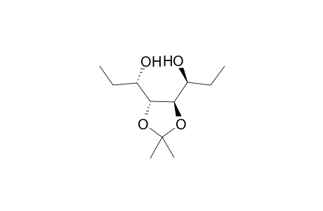 (3S,4R,5R,6S)-4,5-Isopropylidenedioxyoctane-3,6-diol