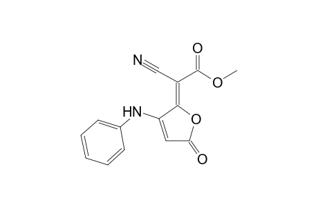 .beta.-Anilino-.gamma.-cyanocarbomethoxymethylidene-.delta.(.alpha.,.beta.)-butenolide