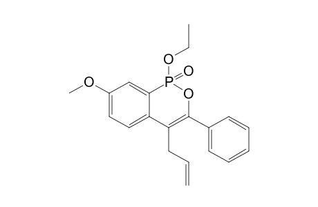 4-Allyl-1-ethoxy-7-methoxy-3-phenyl-benzo[c]-(1,2)-oxaphosphinine - 1-Oxide