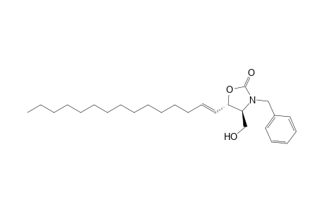 (-)-(E,4S,5S)-3-Benzyl-4-(hydroxymethyl)-5-(1-pentadecenyl)oxazolidin-2-one