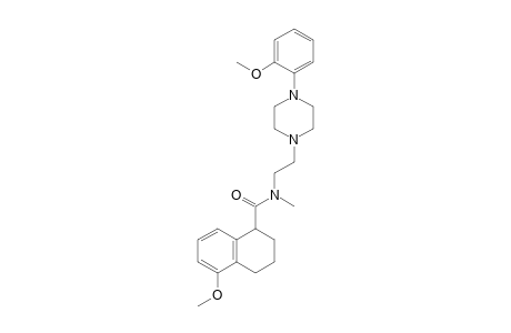 5-Methoxy-N-[2-[4-(2-methoxyphenyl)-1-piperazinyl]ethyl]-N-methyl-1,2,3,4-tetrahydronaphthalene-1-carboxamide