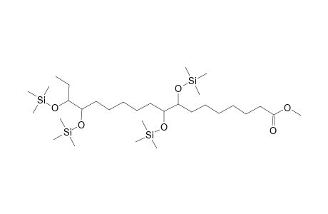 Octadecanoic acid, 8,9,15,16-tetrakis[(trimethylsilyl)oxy]-, methyl ester