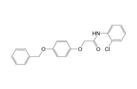 Acetamide, 2-(4-benzyloxyphenoxy)-N-(2-chlorophenyl)-