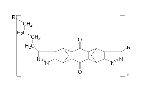 Polymeric delta^1-pyrazoline derivative