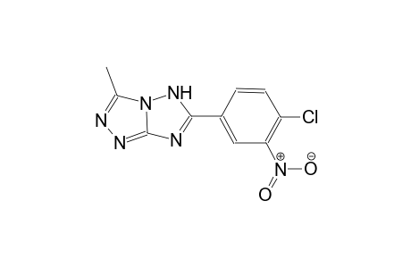 6-(4-chloro-3-nitrophenyl)-3-methyl-5H-[1,2,4]triazolo[4,3-b][1,2,4]triazole