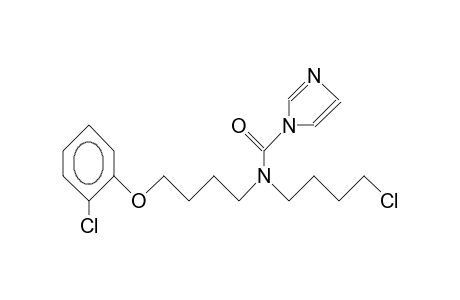 N-(4-Chloro-butyl)-N-(4-[2-chloro-phenoxy]-butyl)-imidazole-1-carboxamide