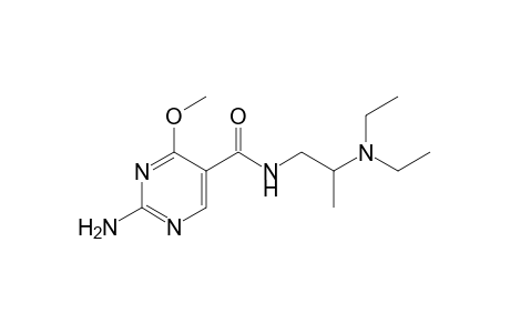 2-amino-N-[2-(diethylamino)propyl]-4-methoxy-5-pyrimidinecarboxamide