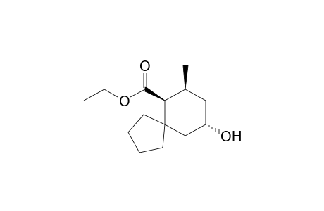 rel-(6S,7S,9S)-9-hydroxy-7-methylspiro[4.5]decane-6-carboxylic acid ethyl ester
