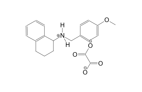 N-(4-methoxybenzyl)-1,2,3,4-tetrahydronaphthalen-1-aminium oxalate