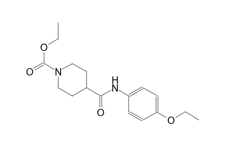 ethyl 4-[(4-ethoxyanilino)carbonyl]-1-piperidinecarboxylate