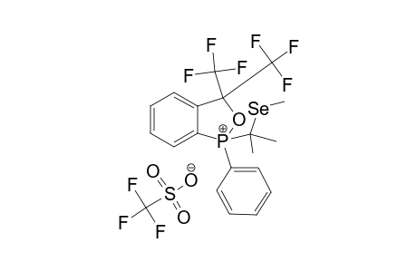 1,3-DIHYDRO-1-[1-METHYL-1-(METHYLSELENO)-ETHYL]-1-PHENYL-3,3-BIS-(TRIFLUOROMETHYL)-2,1-BENZOXAPHOSPHOLIUM-TRIFLUOROMETHANESULFONATE