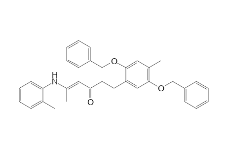 1-[2',5'-bis(Benzyloxy)-4'-methylphenyl]-5-[N-(methylphenyl)amino]-4-hexen-3-one