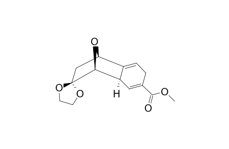 Methyl (1RS,2RS,8RS)-10,10-(ethylenedioxy)-11-oxatricyclo[6.2.1.0(2,7)]undeca-3,6-diene-4-carboxylate