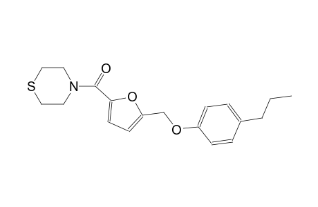 4-{5-[(4-propylphenoxy)methyl]-2-furoyl}thiomorpholine
