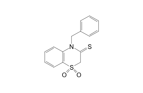 4-benzyl-2H-1,4-benzothiazin-3(4H)-one, 1,1-dioxide