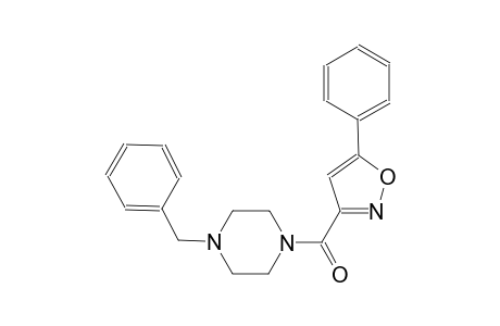 piperazine, 1-[(5-phenyl-3-isoxazolyl)carbonyl]-4-(phenylmethyl)-