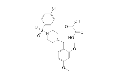 1-((4-chlorophenyl)sulfonyl)-4-(2,4-dimethoxybenzyl)piperazine oxalate