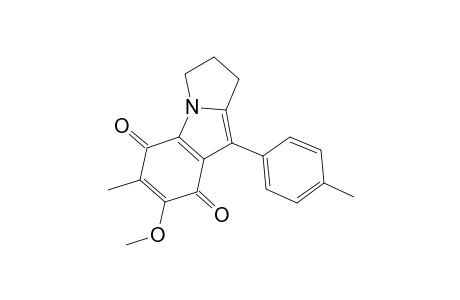 2,3-DIHYDRO-7-METHOXY-6-METHYL-9-(4-METHYLPHENYL)-1H-PYRROLO-[1,2-A]-INDOLE-5,8-DIONE