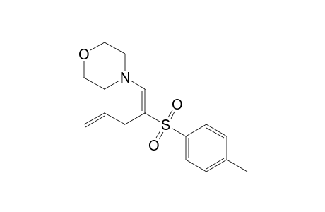 N-[2-(p-toluenesulfonyl)penta-1,4-dienyl]morpholine