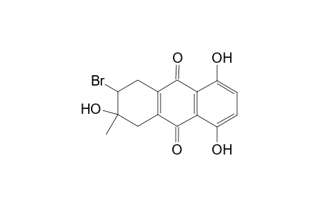 (2RS,3SR)-2-Bromo-3,5,8-trihydroxy-3-methyl-1,2,3,4-tetrahydro-9,10-anthraquinone