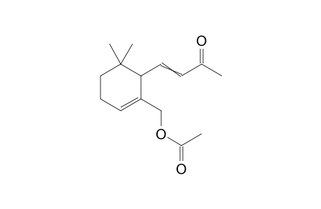 [5,5-dimethyl-6-(3-oxobut-1-enyl)cyclohexen-1-yl]methyl acetate