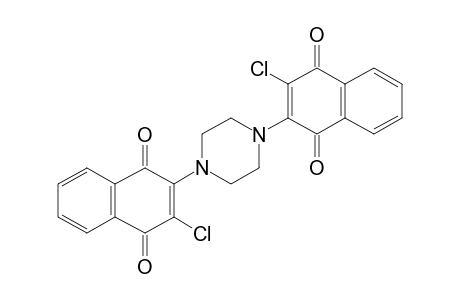1,4-BIS(3-CHLORO-1,4-DIHYDRO-1,4-DIOXO-2-NAPHTHYL)PIPERAZINE