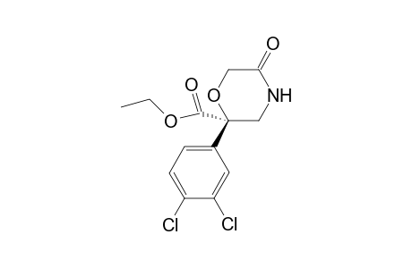 (R)-Ethyl 2-(3,4-dichlorophenyl)-5-oxomorpholine-2-carboxylate