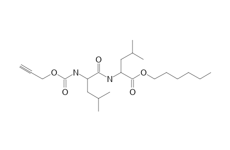 L-Leucyl-L-leucine, N-propargyloxycarbonyl-, hexyl ester