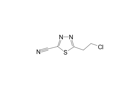 5-(2-Chloroethyl)-1,3,4-thiadiazole-2-carbonitrile