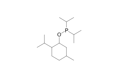 (5-methyl-2-propan-2-yl-cyclohexyl)oxy-di(propan-2-yl)phosphane